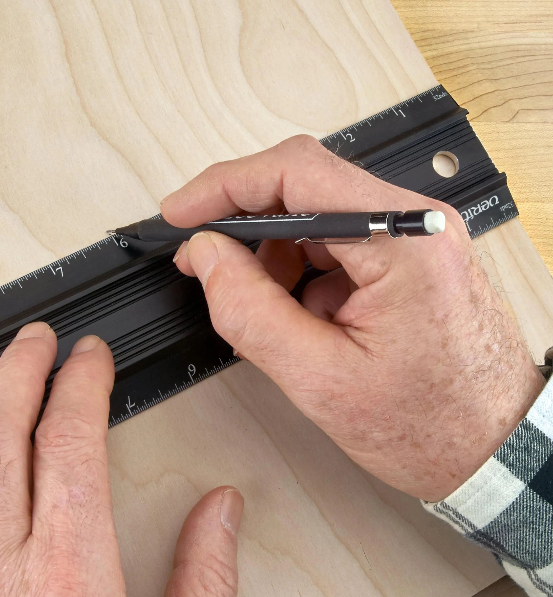 Lee Valley Marking & Measuring>Set Of 3 Veritas Imperial Shop Rules