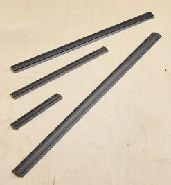 Lee Valley Marking & Measuring>Set Of 4 Veritas Imperial Aluminum Bench Rules