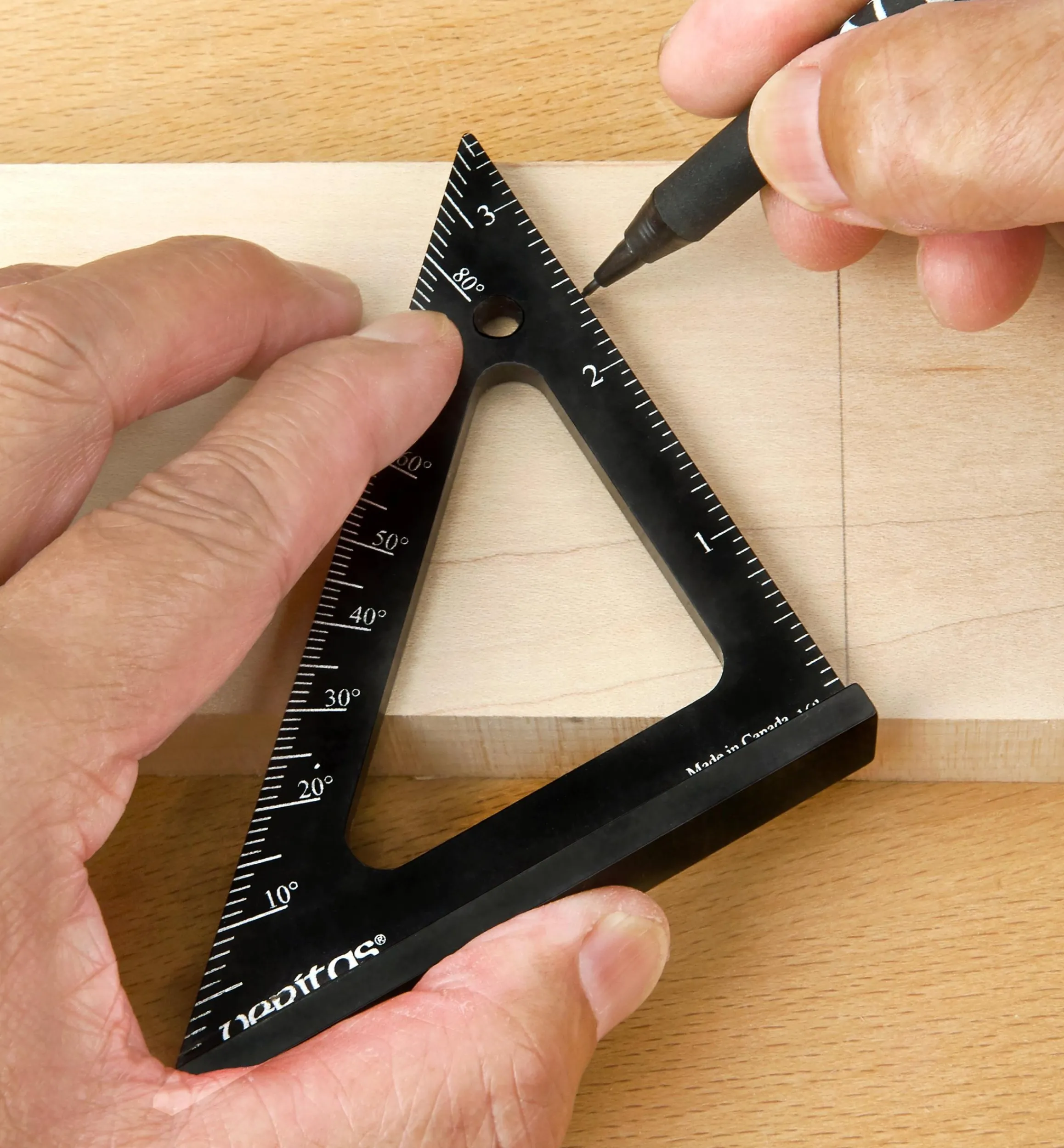 Lee Valley Marking & Measuring>Set Of 3 Veritas Imperial Pocket Layout Squares