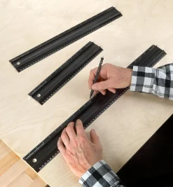 Lee Valley Marking & Measuring>Set Of 3 Veritas Imperial/Metric Shop Rules