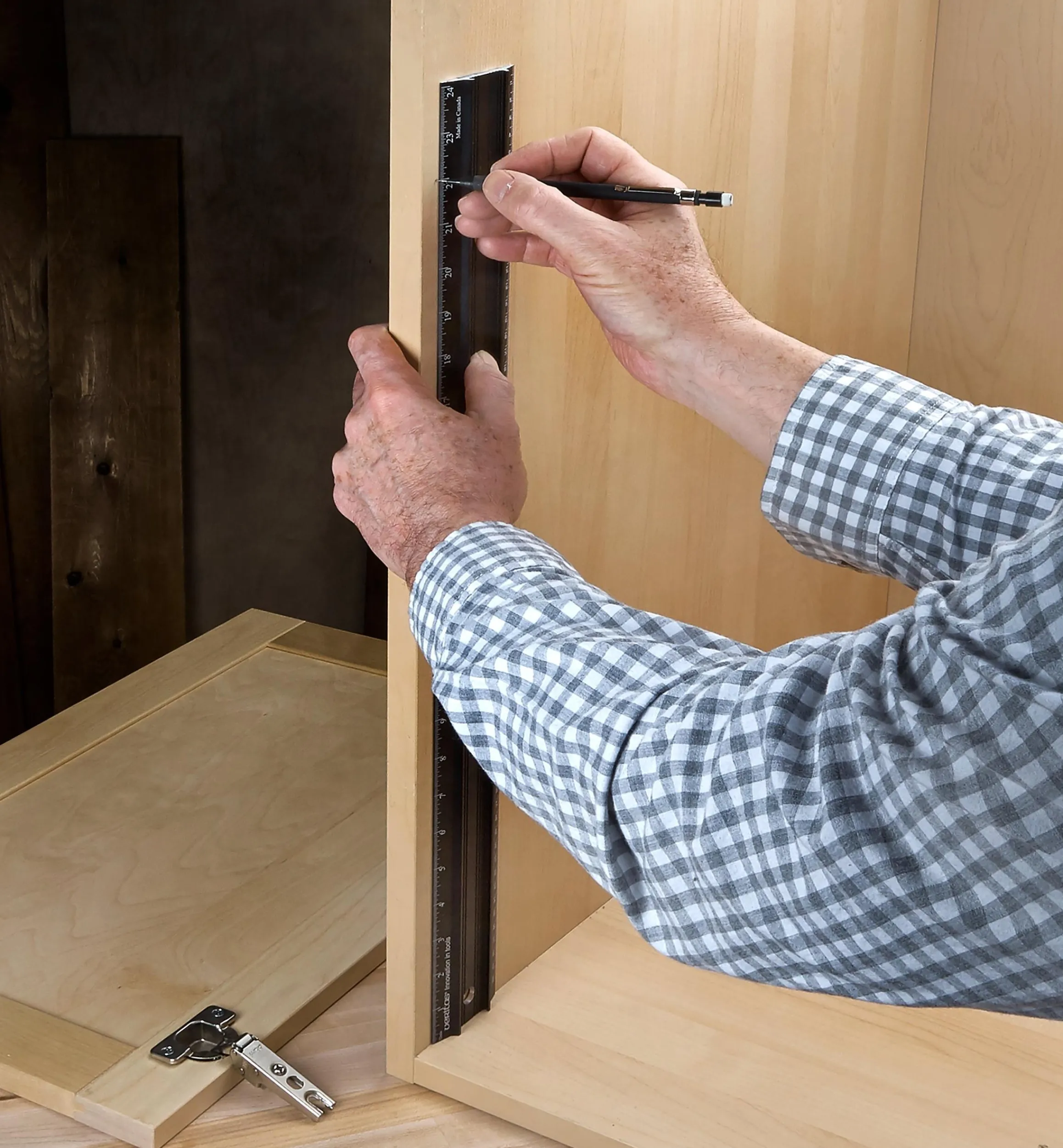 Lee Valley Marking & Measuring>Set Of 3 Veritas Imperial/Metric Shop Rules