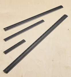 Lee Valley Marking & Measuring>Set Of 4 Veritas Imperial/Metric Aluminum Bench Rules