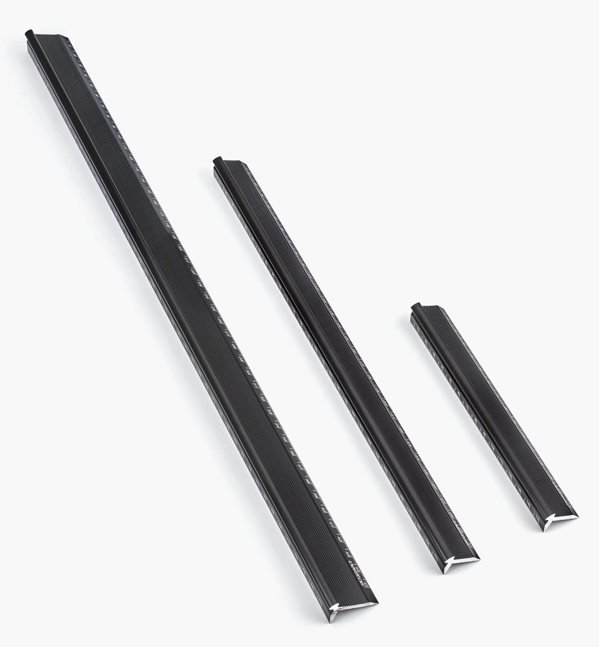 Lee Valley Marking & Measuring>Set Of 3 Veritas Metric Edge Rules