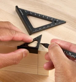 Lee Valley Marking & Measuring>Set Of 3 Veritas Metric Pocket Layout Squares