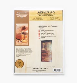 Lee Valley Plans>Shaker Chest Of Drawers Plan