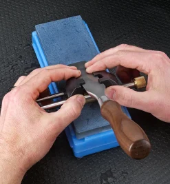 Lee Valley Sharpening>Shapton 320x Blue-Black Ha-No-Kuromaku Ceramic Stone