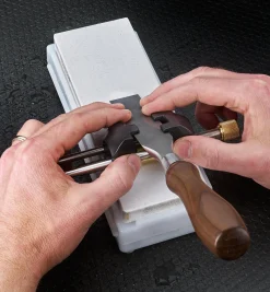 Lee Valley Sharpening>Shapton 120x White Ha-No-Kuromaku Ceramic Stone