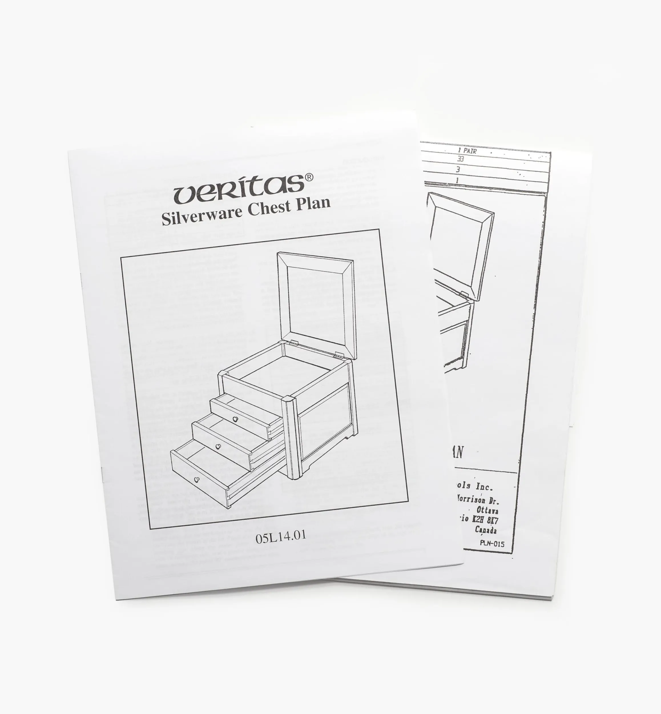Lee Valley Plans>Silverware Chest Plan