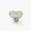 Lee Valley Knobs>Simple Pewter Heart Knob