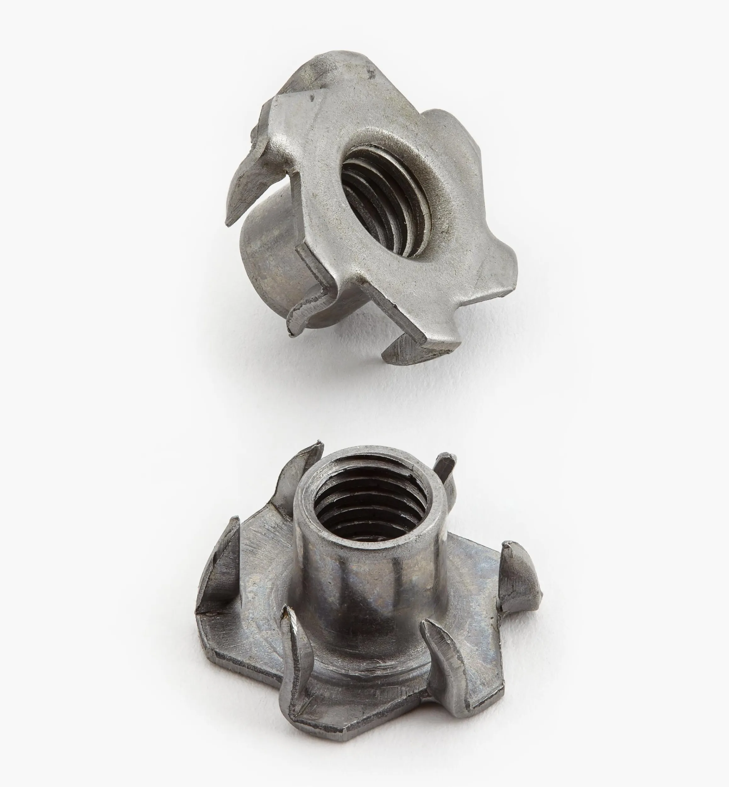 Lee Valley Jig & Fixture Parts>Six-Prong T-Nuts (3/8-16 Thread)