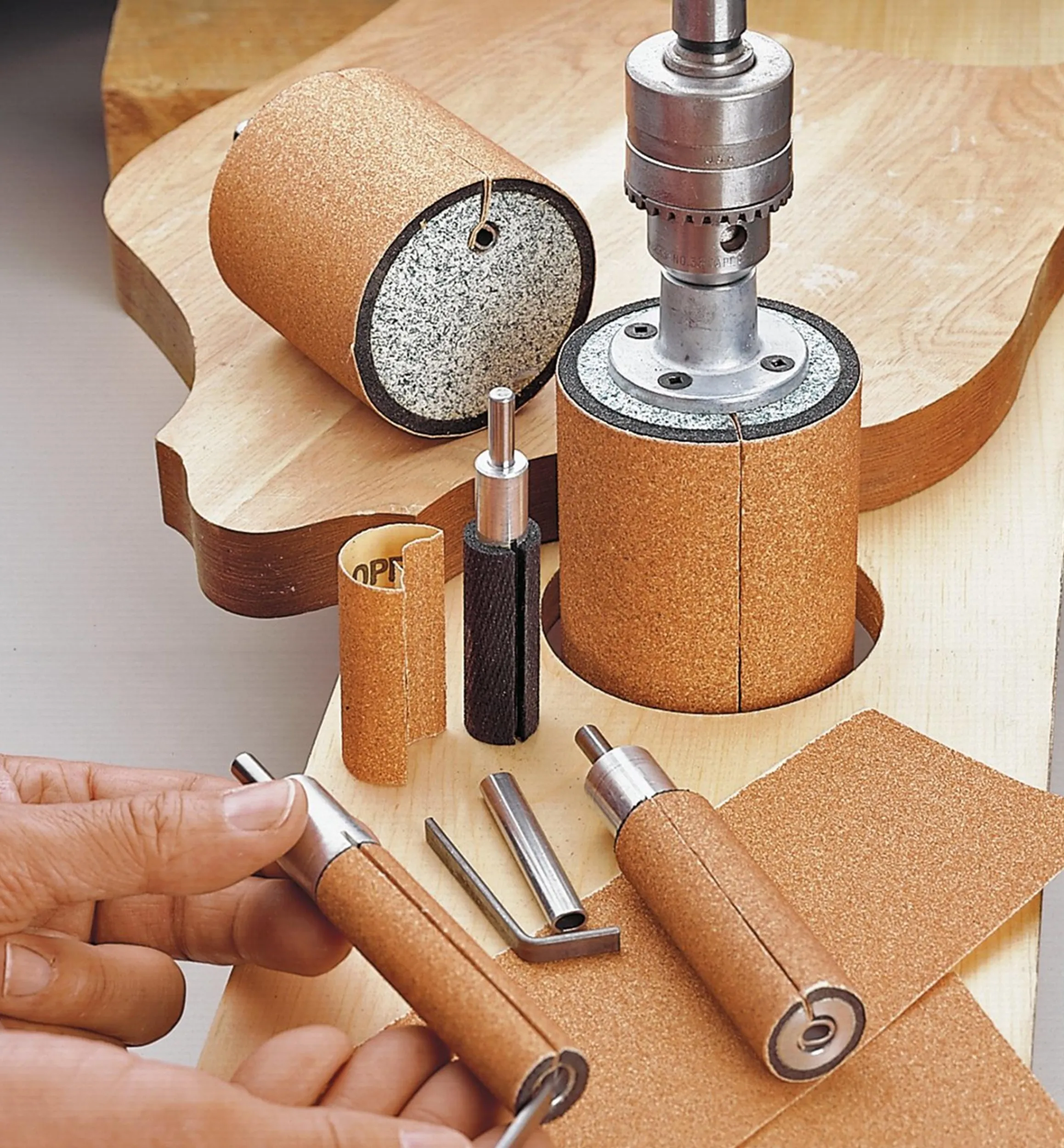 Lee Valley Supplies>Sleeveless Sanding Drums