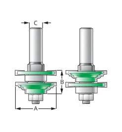 Lee Valley Routing>Small Reversible Classic Frame Bit