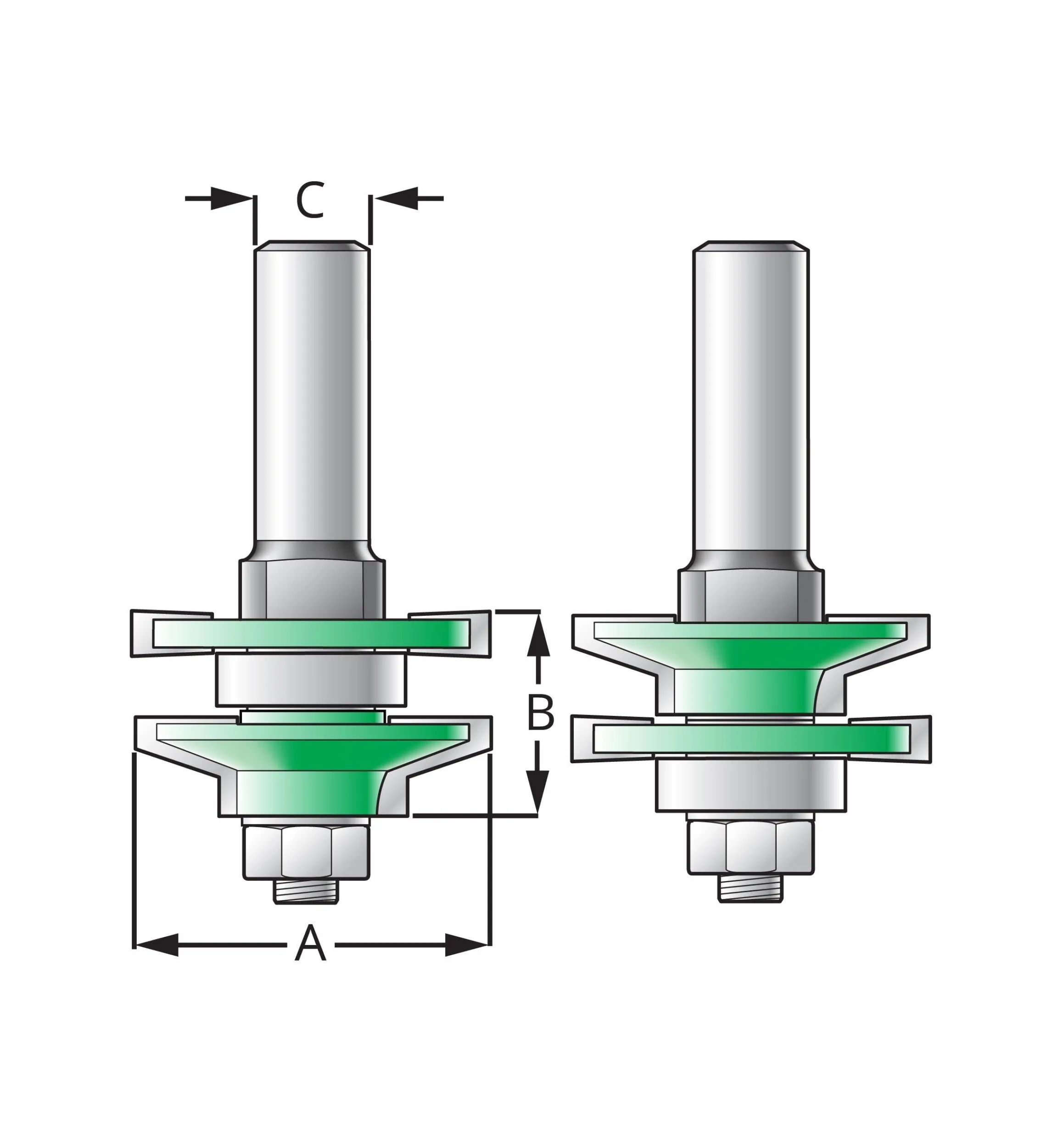 Lee Valley Routing>Small Reversible Panel Frame Bit