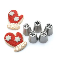 Lee Valley Confectionery & Decorating>Snowflake Piping Tips