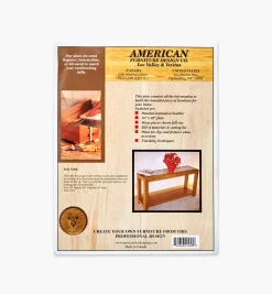 Lee Valley Plans>Sofa Table Plan