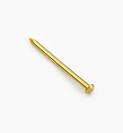 Lee Valley Fasteners>Solid Brass Escutcheon Pins