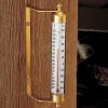 Lee Valley Weather Measurement>Solid Brass Thermometer