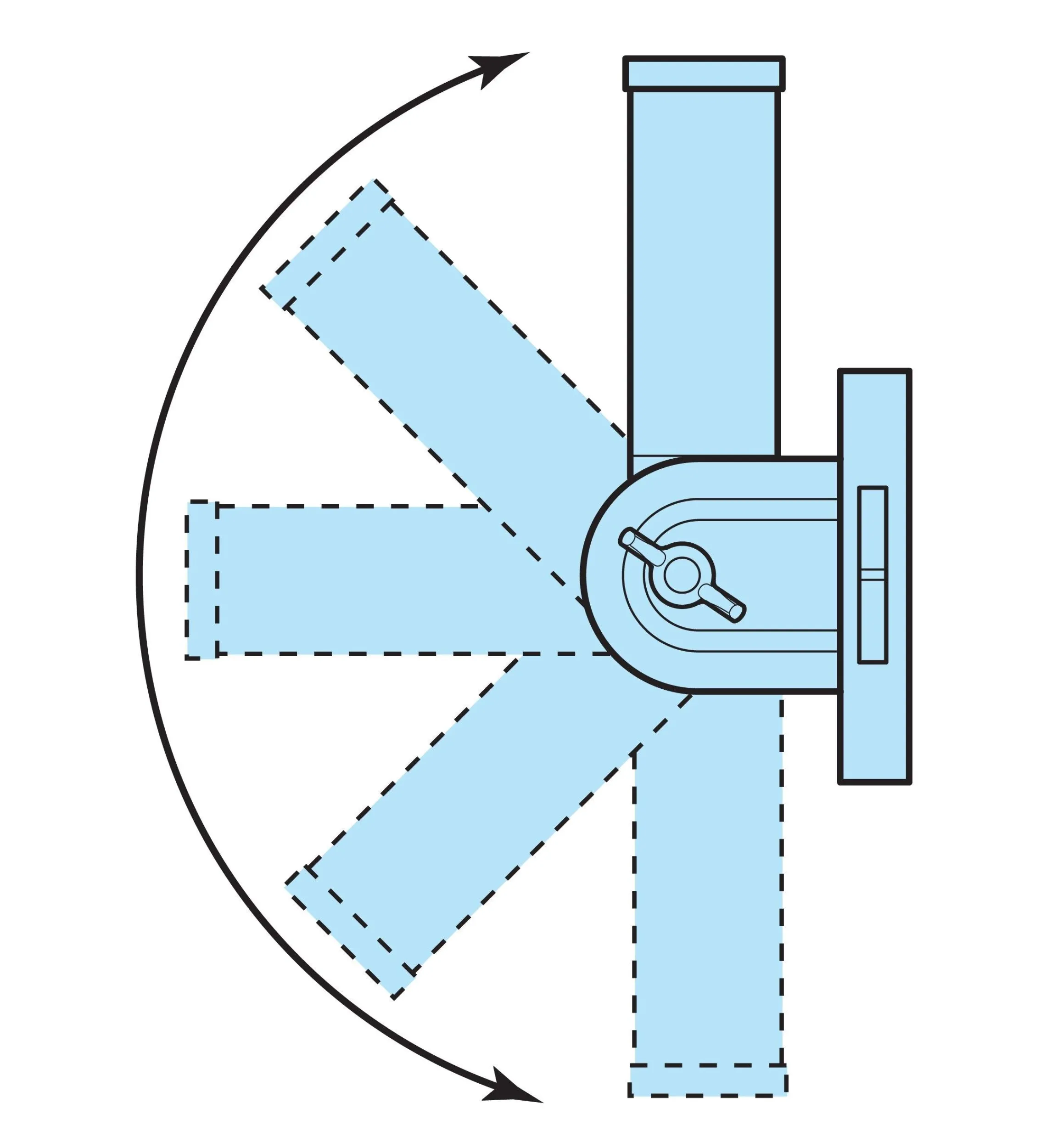 Lee Valley Outdoor Living>Spinning Flagpole & Adjustable Bracket Set