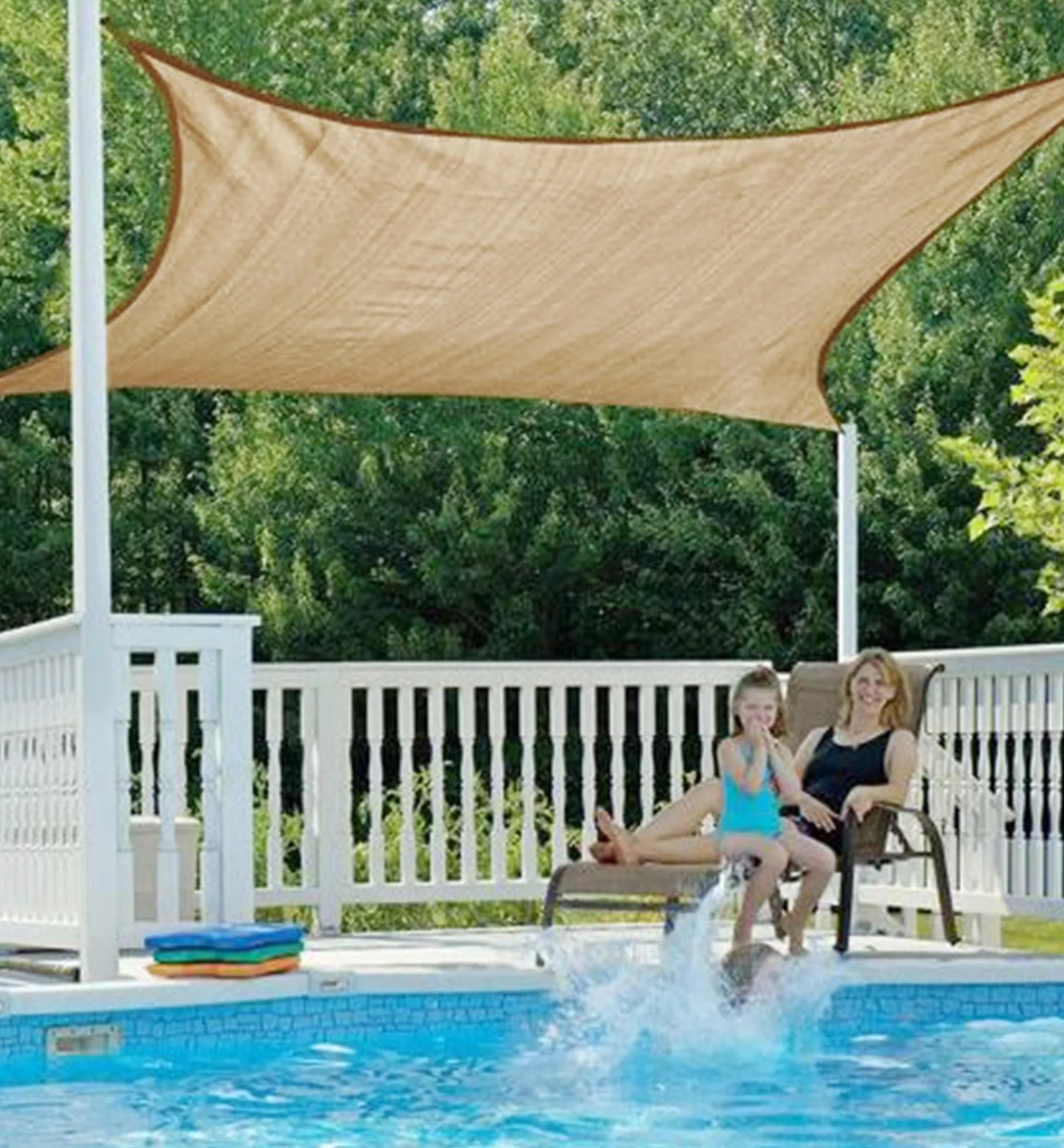 Lee Valley Sun Shades>Square Shade Sail