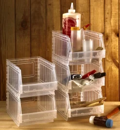 Lee Valley Storage & Organization>Stackable Light-Duty Storage Bins
