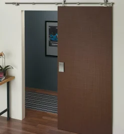 Lee Valley Architectural Hardware>Stainless-Steel Barn-Style Door Hardware