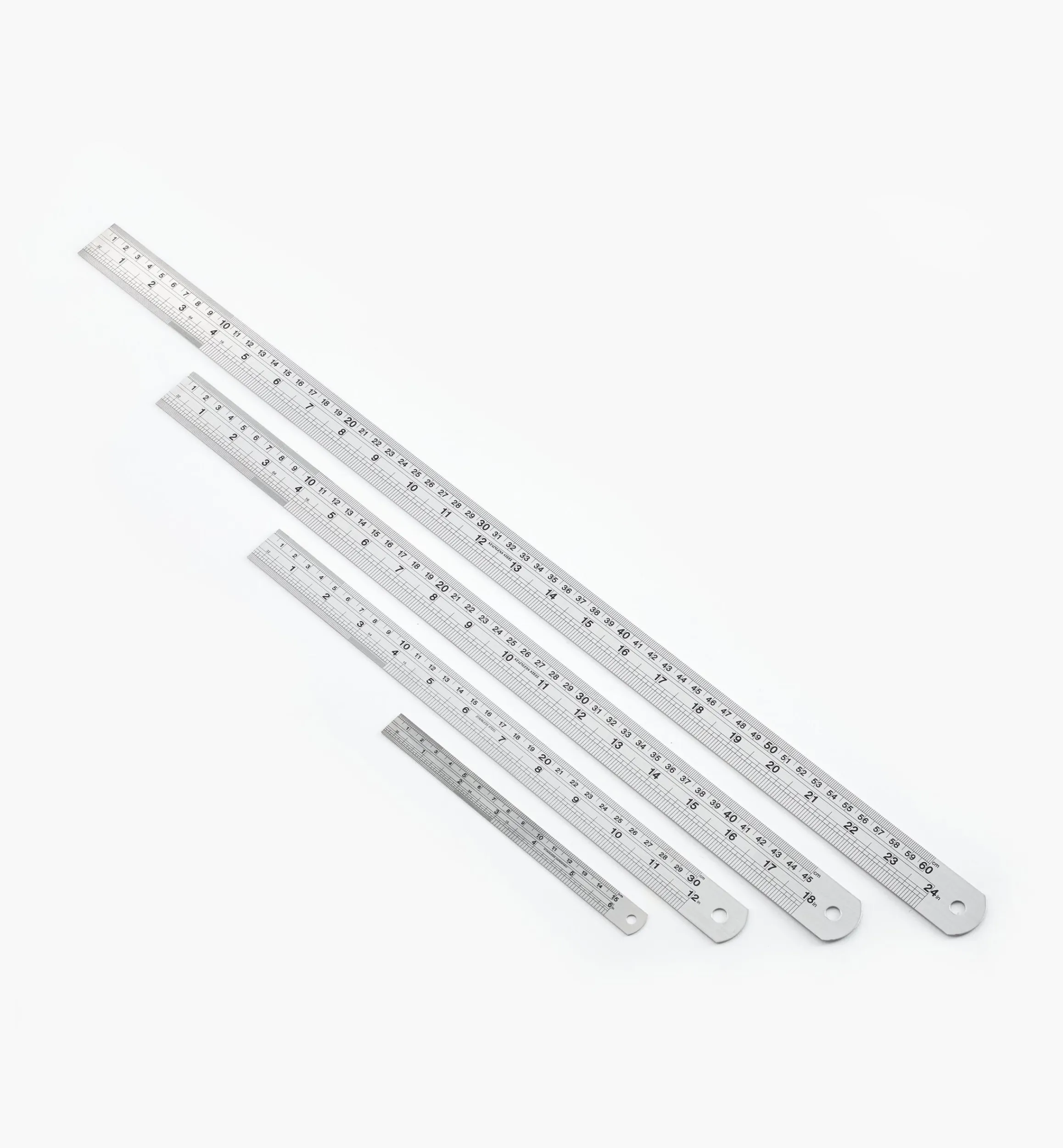 Lee Valley Marking & Measuring>Stainless-Steel Cabinetmaker's Rules