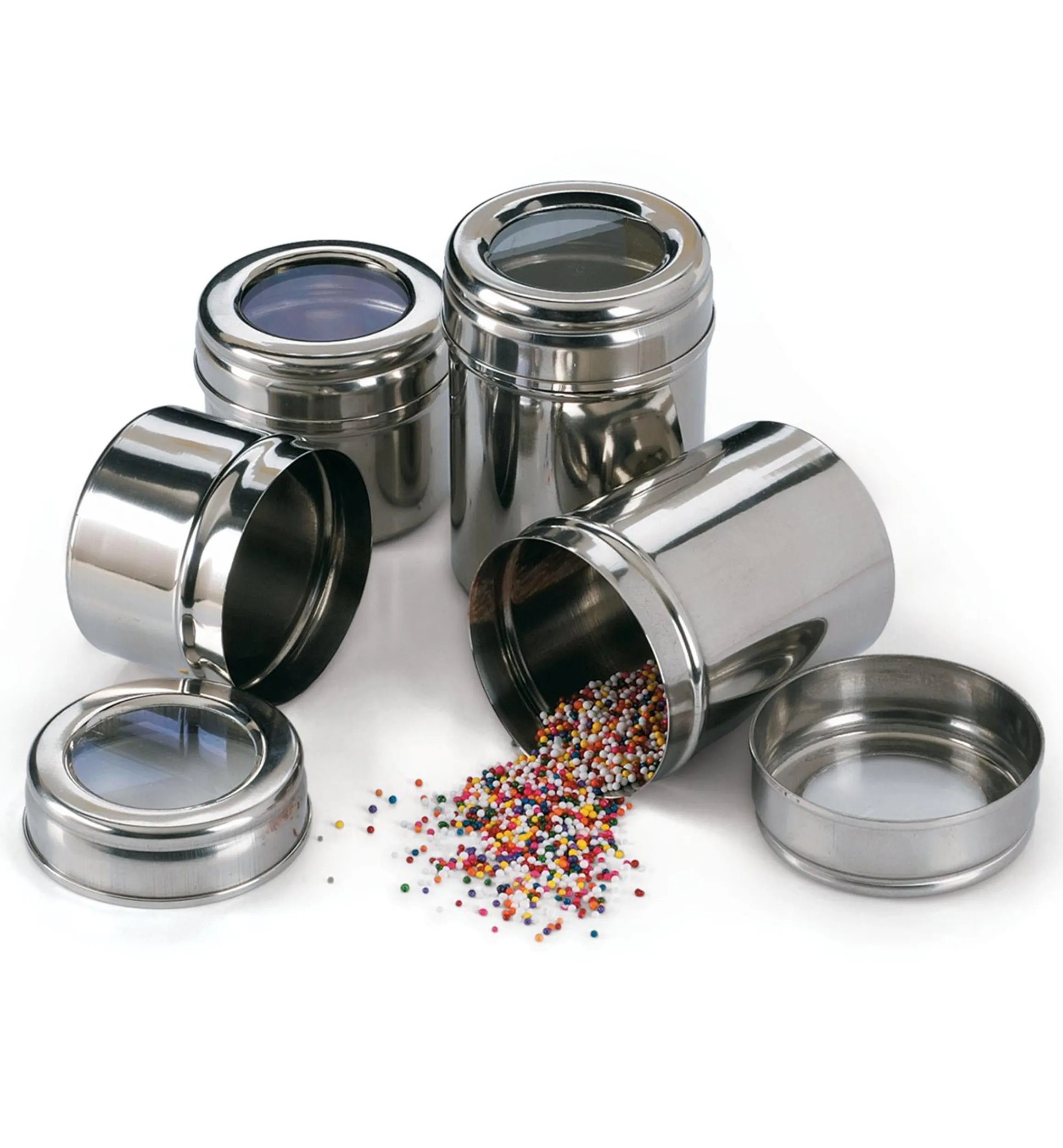 Lee Valley Food Storage>Stainless-Steel Canisters