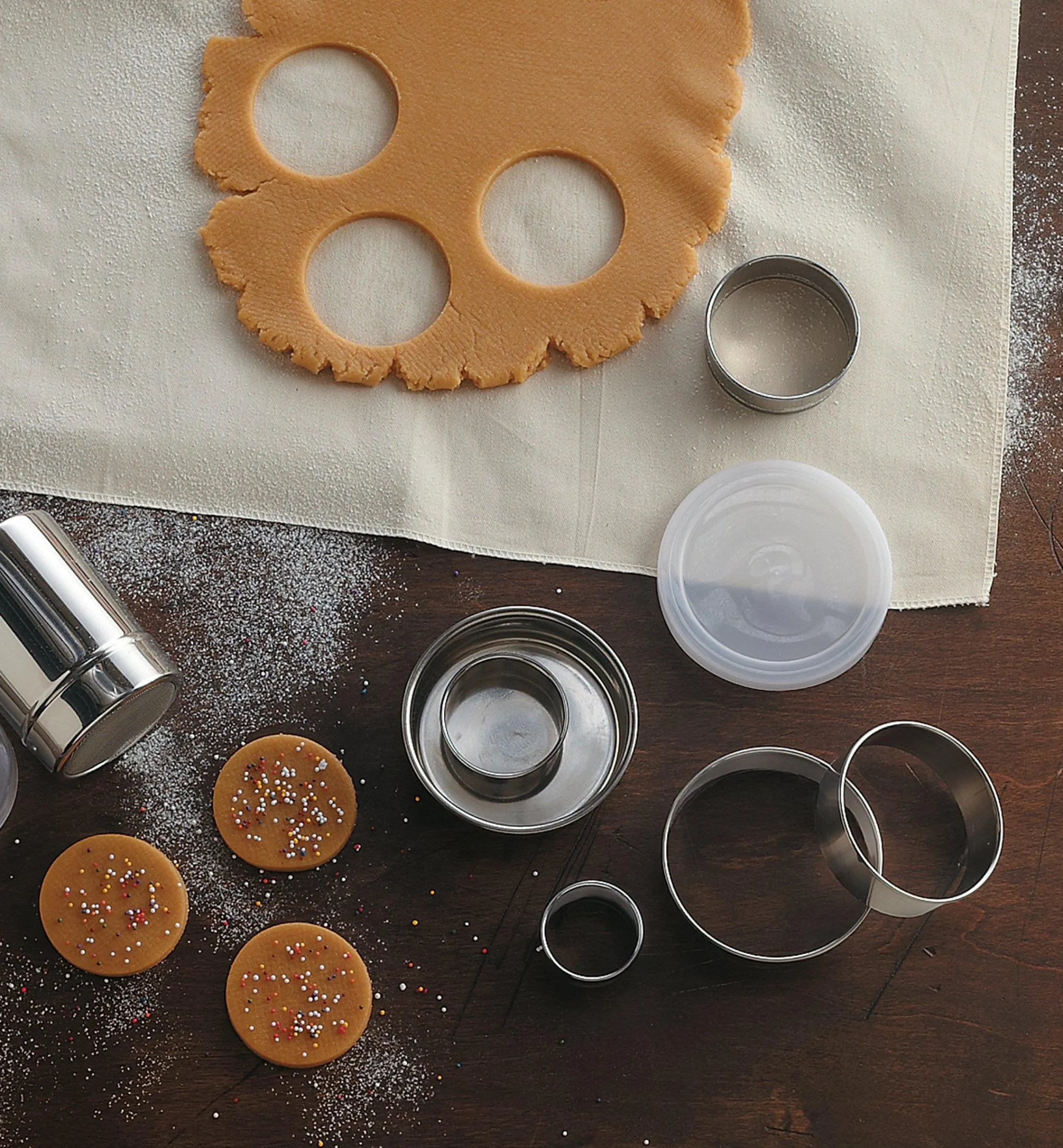 Lee Valley Pastry Tools>Stainless-Steel Pastry Cutters