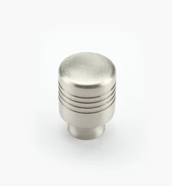 Lee Valley Knobs>Stainless-Steel Ribbed Knobs