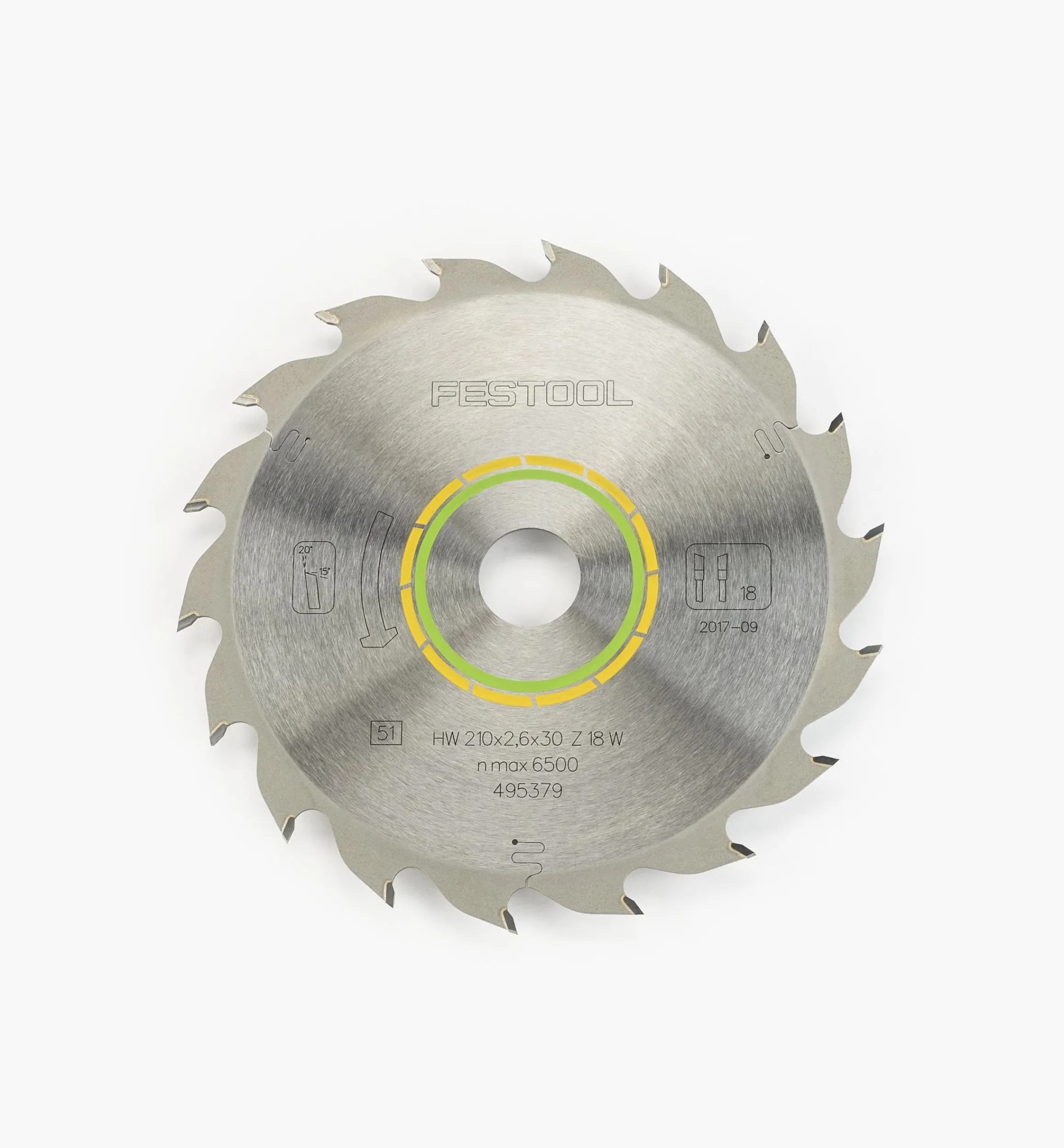 Lee Valley Power Tool Accessories>Standard Blade For Festool TS 75 EQ Plunge-Cut Circular Saw