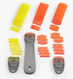 Lee Valley Scrapers>Standard Plastic Razor Blade Scraping Set