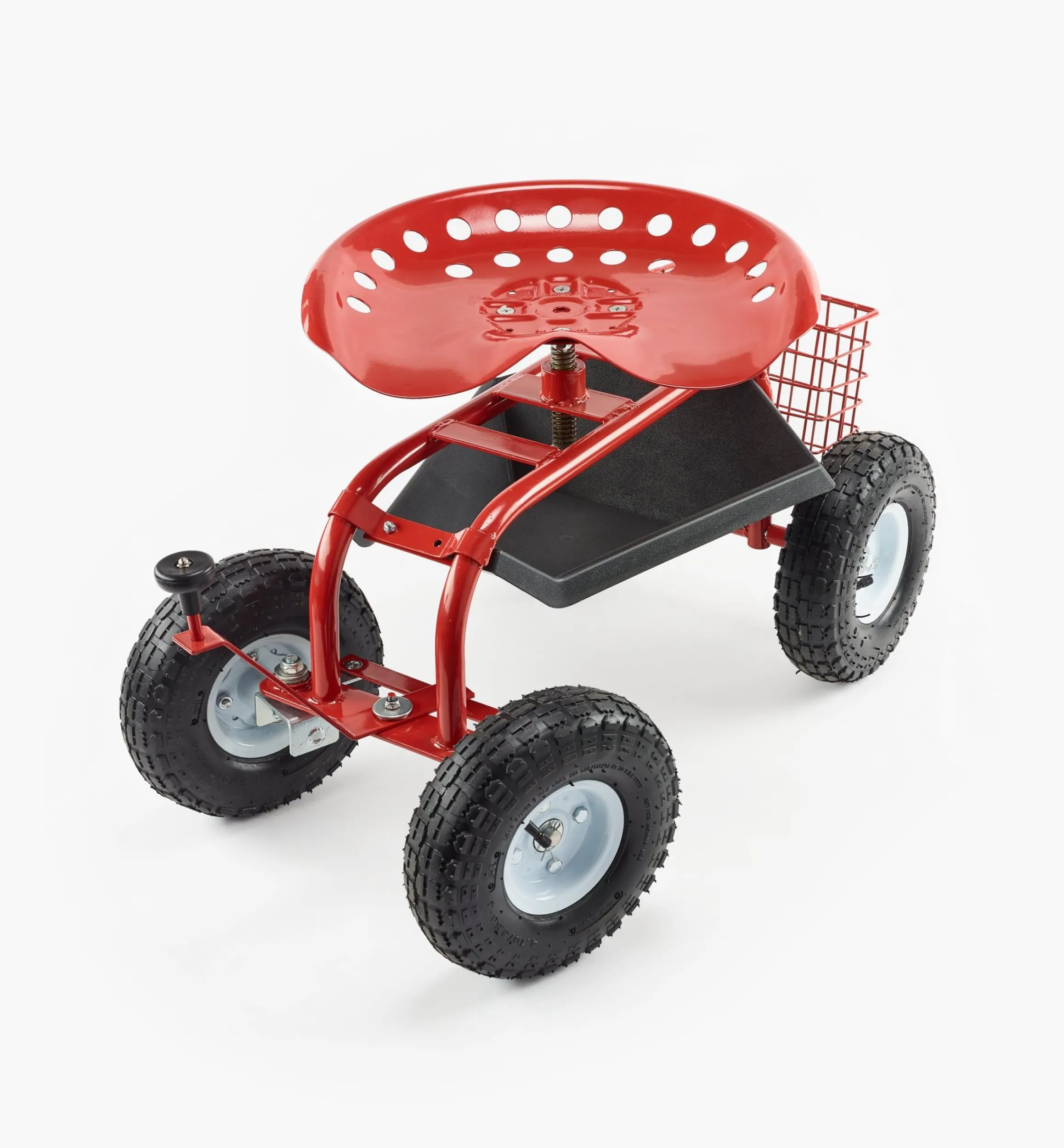 Lee Valley Garden Care>Steerable Rolling Seat With Tool Tray