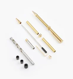 Lee Valley Project Supplies>Streamline Flat-Top Pen Starter Set