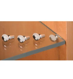 Lee Valley Storage Organization>Supports For Glass Shelves