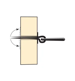 Lee Valley Pulls>Tansu Split-Pin Plate Handle
