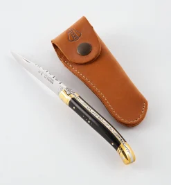 Lee Valley Knives>The Laguiole Knife With Leather Case
