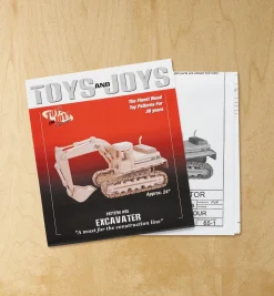 Lee Valley Plans>Toy Excavator Plan