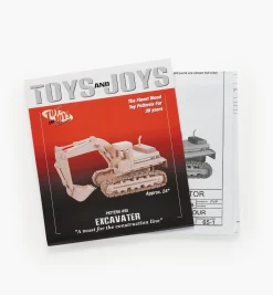 Lee Valley Plans>Toy Excavator Plan