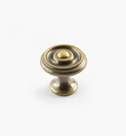 Lee Valley Knobs>Turned Brass Raised Knobs