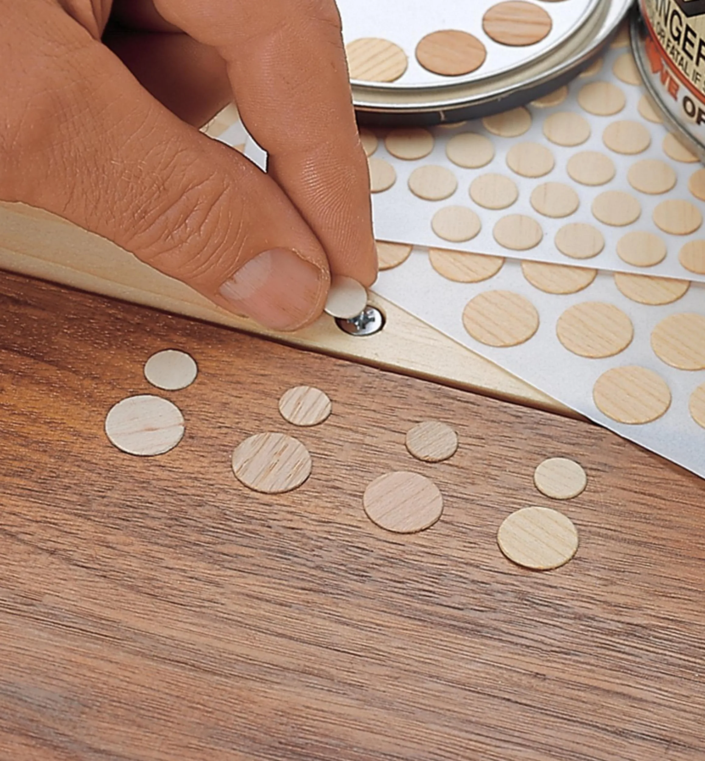 Lee Valley Fasteners>Unfinished Wood Screw Covers