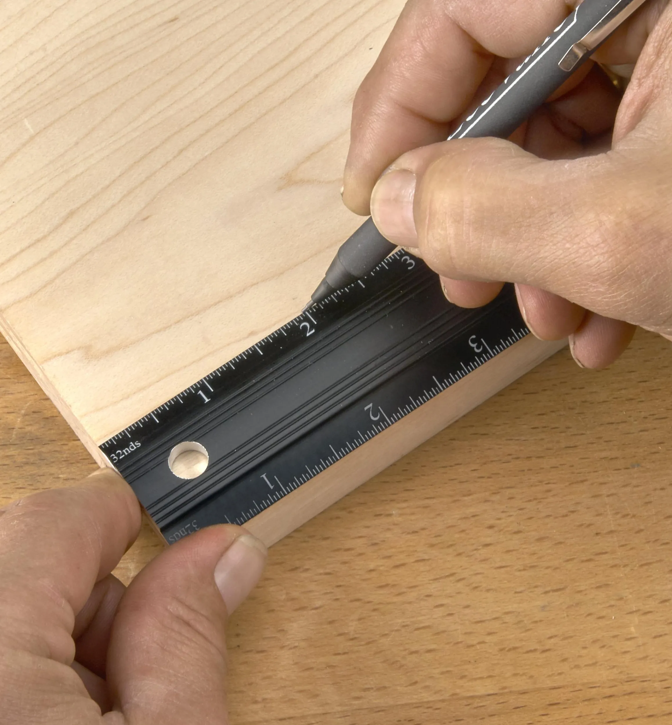 Lee Valley Marking & Measuring>Veritas 24" Aluminum Bench Rule