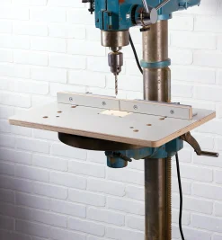 Lee Valley Power Tool Accessories>Veritas Large Drill-Press Table & Fence