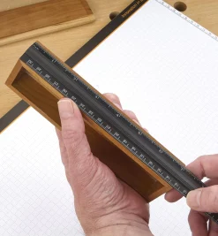 Lee Valley Marking & Measuring>Veritas 12"/300mm Aluminum Bench Rule