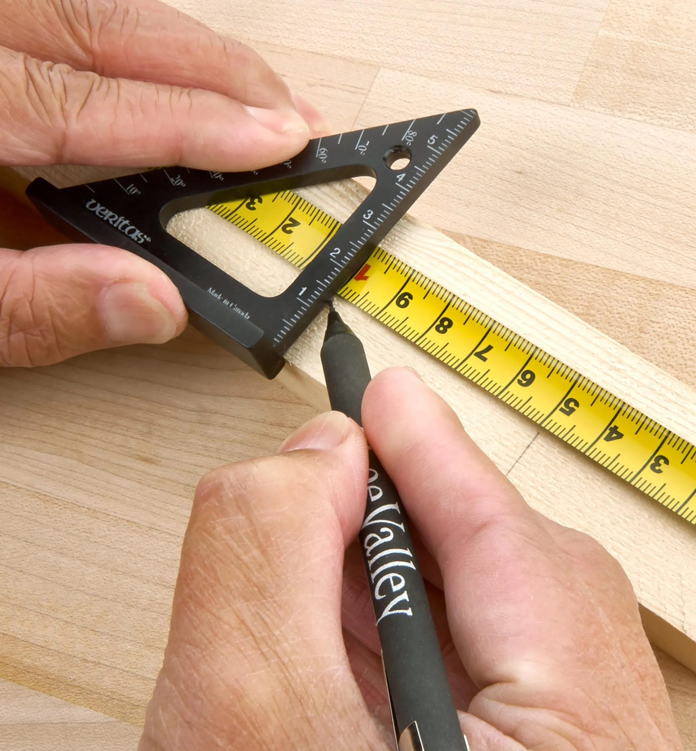 Lee Valley Marking & Measuring>Veritas 60mm Pocket Layout Square