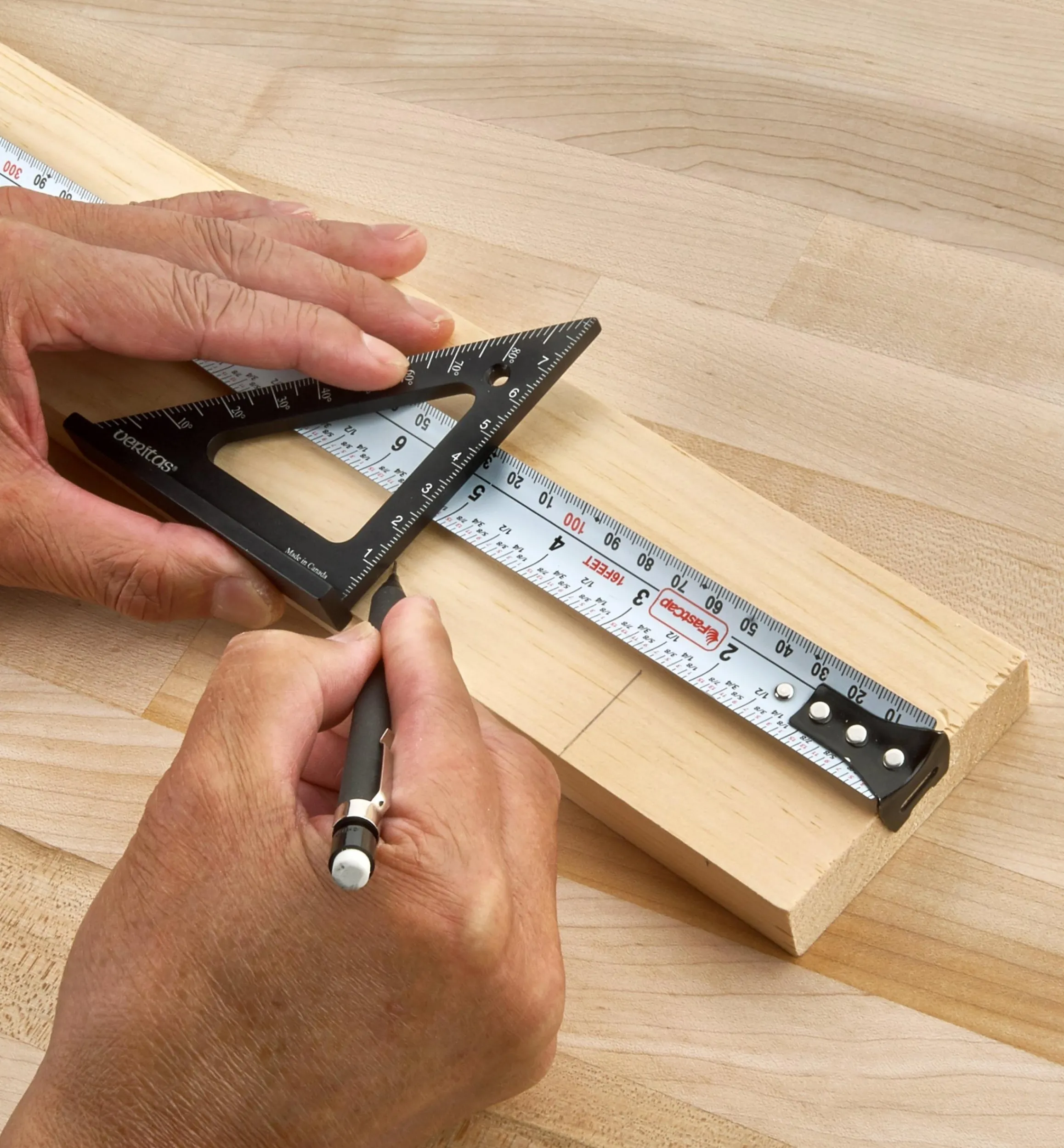 Lee Valley Marking & Measuring>Veritas 85mm Pocket Layout Square