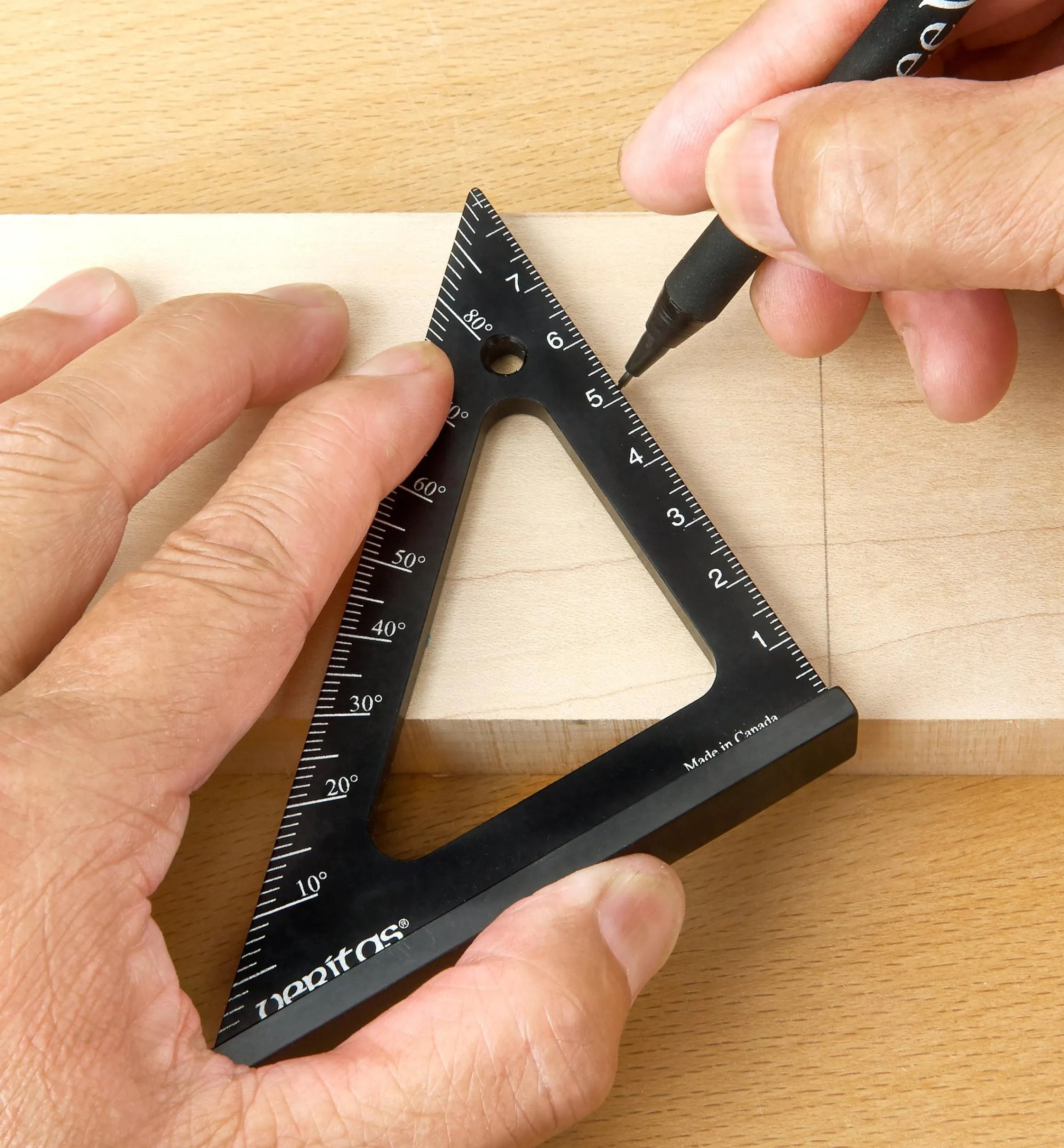 Lee Valley Marking & Measuring>Veritas 85mm Pocket Layout Square