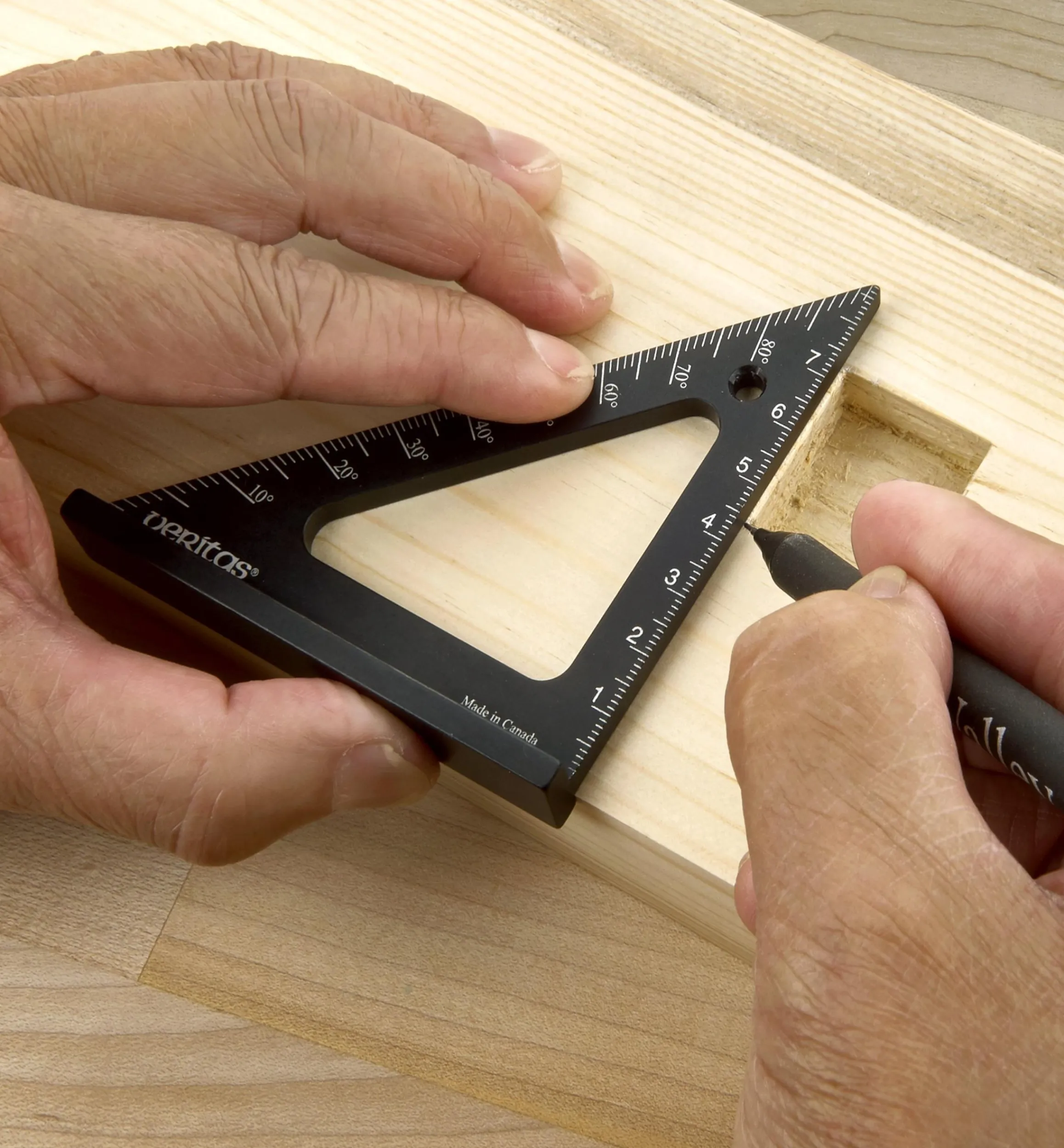 Lee Valley Marking & Measuring>Veritas 85mm Pocket Layout Square