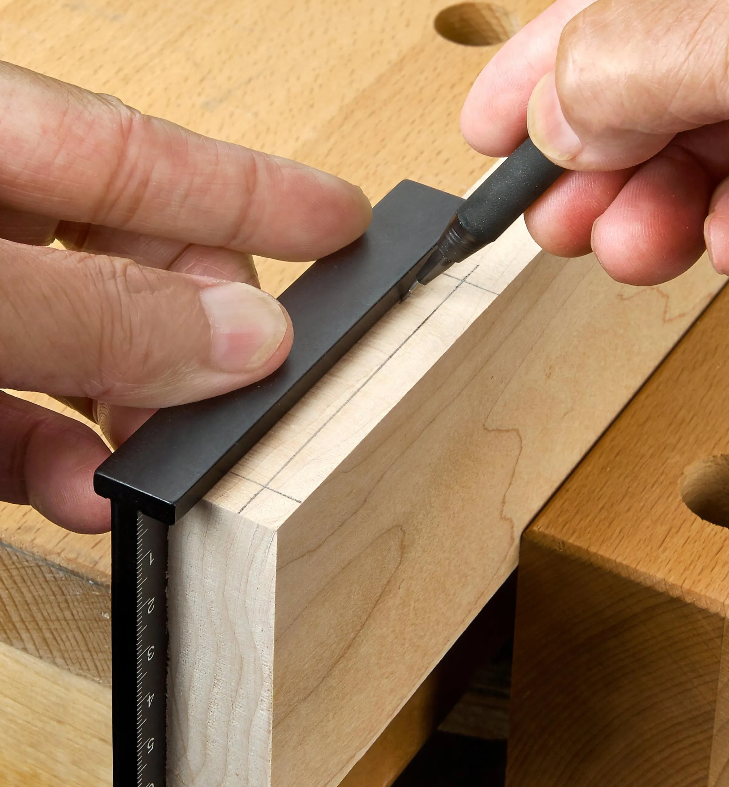 Lee Valley Marking & Measuring>Veritas 85mm Pocket Layout Square