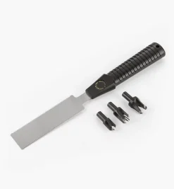 Lee Valley Drilling>Veritas Snug-Plug Cutters & Double-Edge Flush-Cutting Saw Set