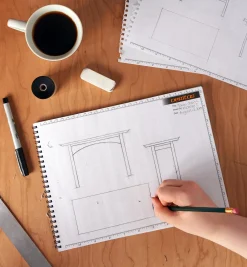 Lee Valley Supplies>Veritas Spiral-Bound Workshop Design Pad
